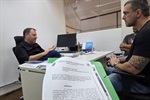 Luciano Rodovaldo Celêncio e Renan Paes (à direita)