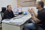 Luciano Rodovaldo Celêncio e Renan Paes (à direita)
