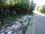 Calçada bairro São José - antes da limpeza