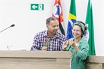 Wilson Trindade ao fazer uso da tribuna popular
