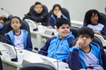 Escola do Legislativo recebe turmas do Colégio Adventista