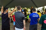 Atividade foi realizada na Praça dos Quilombos, em Santa Terezinha, na tarde desta sexta-feira (27)(
