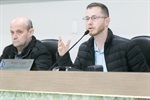 Gustavo Pompeo (à direita) e Paulo Sérgio Ferreira da Silva