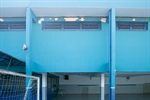 Escola foi recentemente pintada e já apresenta problemas