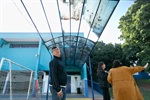 Situação do telhado da escola