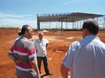 Carlinhos visitou as obras de usina nesta terça-feira