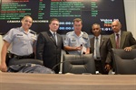 Homenagem reconhece o trabalho prestado por Figueiredo na área de segurança pública