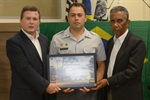 Trevisan, autor da homenagem, destacou a importância do canil no combate às drogas