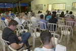 Aproximadamente 40 moradores compareceram em encontro no Centro Social do bairro
