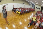 Evento no salão nobre recebeu alunos da Emef Escola João Otávio de Mello Ferracciu