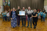 Evento no salão nobre recebeu alunos da Emef Escola João Otávio de Mello Ferracciu