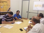 Chico Almeida (PT) esteve em reunião na Semuttran 