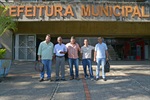 João Manoel acompanha delegação mineira que vislumbra Piracicaba - João Manoel ao lado de Tadeu Barbosa e, Itamar Alves, Gilvane Almeida e Joaquim Alves