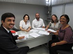 Nancy Thame e Fábio Bragança iniciam a reunião sobre a Escola