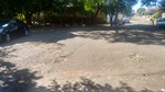 Péssimas condições do asfalto na rua dos Cristais, número 149