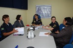 Reunião foi realizada na sede da Guarda Civil Municipal