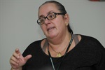 Kátia Mesquita, diretora do Departamento Administrativo e Financeiro e diretora interina do Departamento de Comunicação.