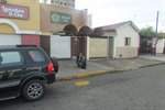 Usuário aguarda o circular na rua Coronel Manoel Inácio da Motta Pacheco