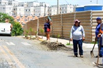 Obras na avenida Corcovado foram iniciadas nesta segunda-feira