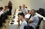 Grupo de 18 alunos de curso de capacitação profissional do Senac visitou a Câmara na tarde desta quarta-feira