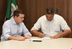 Paulo Campos recebeu, na manhã desta segunda-feira, a visita do deputado federal Luiz Lauro Filho