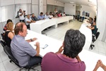 Em dezembro, a Frente Pró-Saúde se reuniu com Hamilton Bonilha, diretor do DRS-X