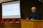 Moisés Taglieta ministrou palestra sobre a importância do serviço social na saúde