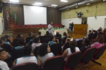 Salão nobre recebeu 45 alunos da Escola Municipal João Otávio de Melo Ferraciú