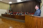Reunião Solene de entrega de título ao juiz de Direito Luiz Antônio Cunha