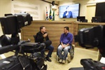 Vereador André Bandeira (PSDB) finalizou o programa destacando os projetos em prol da pessoa com deficiência.
