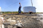 Vereador constatou problemas ao visitar área nesta quinta-feira