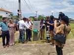 Vereadora foi comunicada, durante cerimônia de denominação de praça no Jardim Ipanema, de que o pedido de instalação da academia ao ar livre será atendido