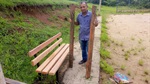 Sedema realizou a manutenção de um campo de areia no bairro Santo Antônio