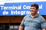 Wagnão esteve nesta quinta-feira no Terminal Central de Integração para apresentar a proposta do Passe Educação