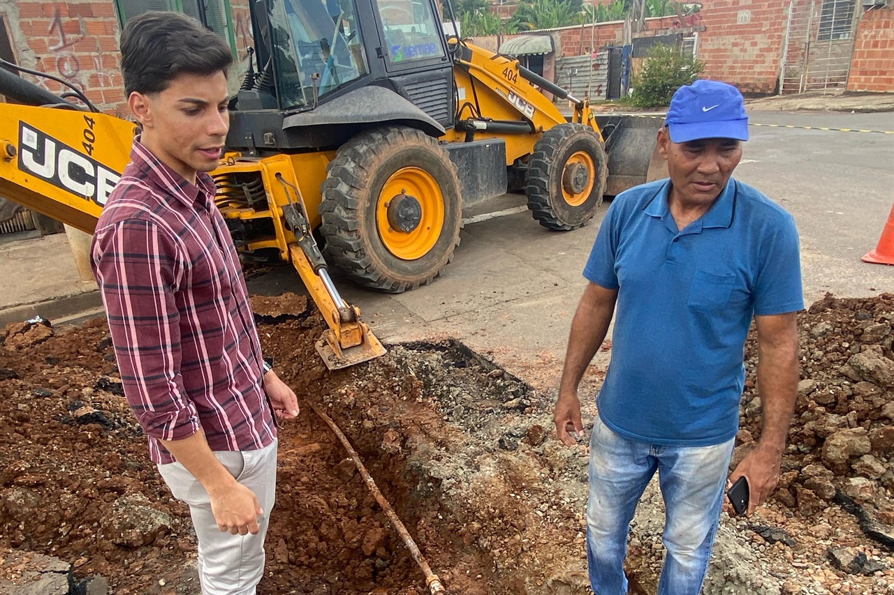 Fornecimento de água é retomado em via do bairro Gilda